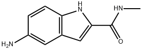 1H-Indole-2-carboxamide, 5-amino-N-methyl- Structure