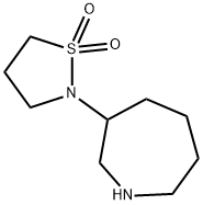 2-(azepan-3-yl)-1lambda6,2-thiazolidine-1,1-dione Structure