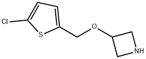 Azetidine, 3-[(5-chloro-2-thienyl)methoxy]- Structure