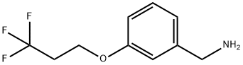 1-[3-(3,3,3-trifluoropropoxy)phenyl]methanamine Structure