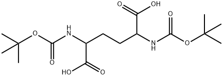 Hexanedioic acid, 2,5-bis[[(1,1-dimethylethoxy)carbonyl]amino]- (9CI) 구조식 이미지