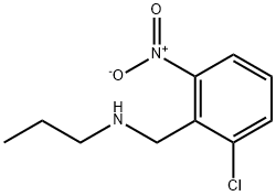 Benzenemethanamine, 2-chloro-6-nitro-N-propyl- Structure