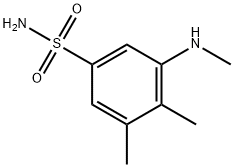 Benzenesulfonamide, 3,4-dimethyl-5-(methylamino)- Structure