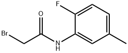 Acetamide, 2-bromo-N-(2-fluoro-5-methylphenyl)- Structure