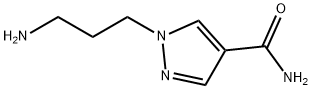 1-(3-aminopropyl)-1H-pyrazole-4-carboxamide Structure