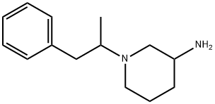 3-Piperidinamine, 1-(1-methyl-2-phenylethyl)- Structure