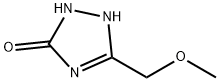 3H-1,2,4-Triazol-3-one, 1,2-dihydro-5-(methoxymethyl)- Structure