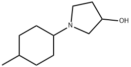 3-Pyrrolidinol, 1-(4-methylcyclohexyl)- Structure