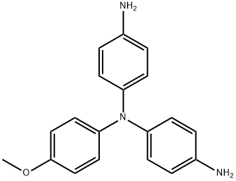 1,4-Benzenediamine, N1-(4-aminophenyl)-N1-(4-methoxyphenyl)- Structure