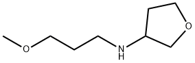 3-Furanamine, tetrahydro-N-(3-methoxypropyl)- Structure