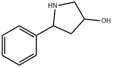 3-Pyrrolidinol, 5-phenyl- 구조식 이미지