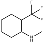 Cyclohexanamine, N-methyl-2-(trifluoromethyl)- Structure