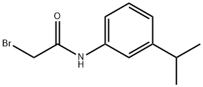 Acetamide, 2-bromo-N-[3-(1-methylethyl)phenyl]- Structure