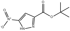 1H-Pyrazole-3-carboxylic acid, 5-nitro-, 1,1-dimethylethyl ester Structure