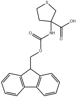 3-Thiophenecarboxylic acid, 3-[[(9H-fluoren-9-ylmethoxy)carbonyl]amino]tetrahydro- Structure