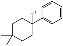 Cyclohexanol, 4,4-dimethyl-1-phenyl- Structure