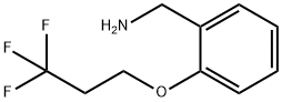 1-[2-(3,3,3-trifluoropropoxy)phenyl]methanamine 구조식 이미지