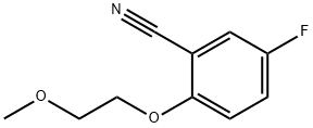 5-fluoro-2-(2-methoxyethoxy)benzonitrile Structure