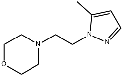 4-[2-(5-methyl-1H-pyrazol-1-yl)ethyl]morpholine Structure