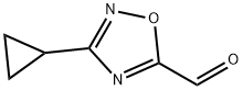 1,2,4-Oxadiazole-5-carboxaldehyde, 3-cyclopropyl- Structure