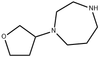 1H-1,4-Diazepine, hexahydro-1-(tetrahydro-3-furanyl)- Structure