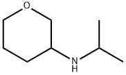 2H-Pyran-3-amine, tetrahydro-N-(1-methylethyl)- Structure