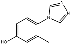 Phenol, 3-methyl-4-(4H-1,2,4-triazol-4-yl)- 구조식 이미지