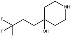 4-Piperidinol, 4-(3,3,3-trifluoropropyl)- Structure