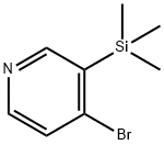 Pyridine, 4-bromo-3-(trimethylsilyl)- 구조식 이미지