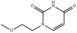 2,4(1H,3H)-Pyrimidinedione, 1-(2-methoxyethyl)- Structure