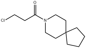 1-Propanone, 1-(8-azaspiro[4.5]dec-8-yl)-3-chloro- Structure