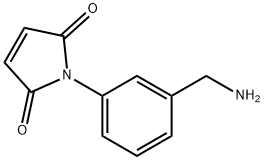 1H-Pyrrole-2,5-dione, 1-[3-(aminomethyl)phenyl]- 구조식 이미지