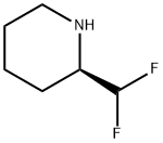 (2R)-2-(Difluoromethyl)piperidine Structure