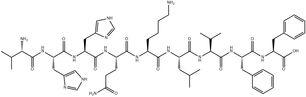 β-Amyloid (12-20) 구조식 이미지