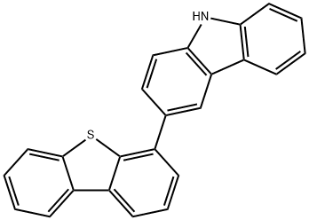 9H-Carbazole, 3-(4-dibenzothienyl)- Structure