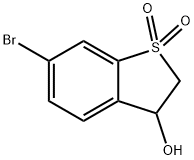 Benzo[b]thiophene-3-ol, 6-bromo-2,3-dihydro-, 1,1-dioxide Structure