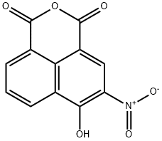 1H,3H-Naphtho[1,8-cd]pyran-1,3-dione, 6-hydroxy-5-nitro- 구조식 이미지