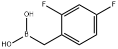 Boronic acid, B-[(2,4-difluorophenyl)methyl]- Structure