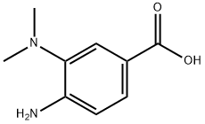 Benzoic acid, 4-amino-3-(dimethylamino)- Structure