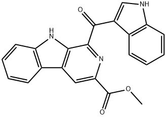 methyl 1-(1H-indole-3-carbonyl)-9H-pyrido[3,4-b]indole-3-carboxylate Structure