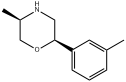Morpholine, 5-methyl-2-(3-methylphenyl)-,(2R,5R)- 구조식 이미지