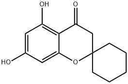 5,7-Dihydroxyspiro[chromane-2,1'-cyclohexan]-4-one Structure