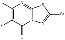 2-Bromo-6-fluoro-7-methyl-5H-[1,3,4]thiadiazolo[3,2-a]pyrimidin-5-one Structure