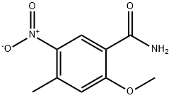 2-Methoxy-4-methyl--5-nitrobenzamide 구조식 이미지
