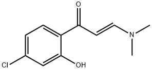 (2E)-1-(4-chloro-2-hydroxyphenyl)-3-(dimethylamino)prop-2-en-1-one 구조식 이미지
