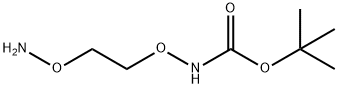 Carbamic acid, N-[2-(aminooxy)ethoxy]-, 1,1-dimethylethyl ester Structure