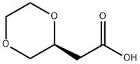 (S)-2-(1,4-dioxan-2-yl)acetic acid 구조식 이미지