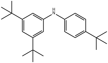 Benzenamine, 3,5-bis(1,1-dimethylethyl)-N-[4-(1,1-dimethylethyl)phenyl]- Structure