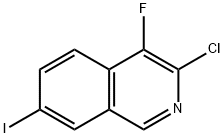 Isoquinoline, 3-chloro-4-fluoro-7-iodo- 구조식 이미지
