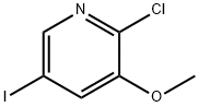 Pyridine, 2-chloro-5-iodo-3-methoxy- 구조식 이미지